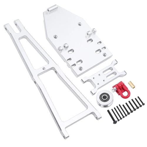 SONHWNGE 1/10 Capra Aluminium Winde Rettungswagen/Abschleppwagen Kran Arm Wrecker Kit for RC Crawler Axial Capra 1.9UTB Trail Buggy Upgrade(Silver) von SONHWNGE