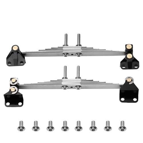 SONHWNGE 1 Paar Vorderradaufhängung Stahlblattfeder Hebeösensatz for 1/14 for Tam-iya RC Traktor Anhänger LKW Modellauto Upgrade Teile(B) von SONHWNGE
