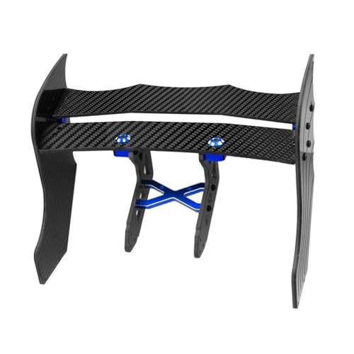 SONHWNGE 1Set Carbon Fiber Tail Wing Rear Spoile for ARR-ma 1/7 for Limitless RC Car Upgrade Teile Zubehör(Blauw) von SONHWNGE