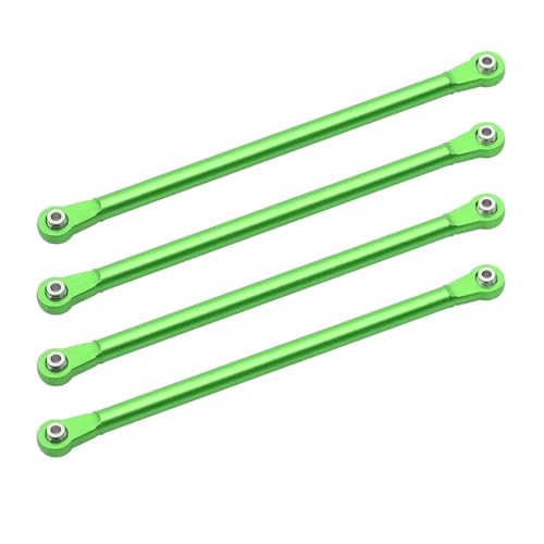 SONHWNGE 1Set Metall Oberen und Unteren Chassis Link Set for Losi for LMT 4WD Vollachse Monster Truck 1/8 RC Auto Upgrade Teile Zubehör(4pcs Upper Green) von SONHWNGE