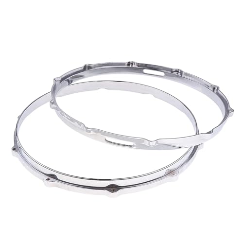 SONHWNGE 2 Stück 14-Zoll Drum Hoop Ring Hardware Percussion Instrument Teile Zubehör von SONHWNGE