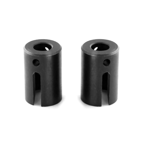 SONHWNGE 2 Stück 4 Stück Stahlantriebsbecher 8652 8652X for E-Revo 2.0 VXL Brushless 86086-4 1/10 RC Auto Upgrade Teile Zubehör(2pcs Black) von SONHWNGE