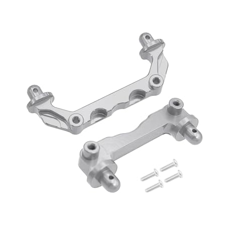 SONHWNGE 2 Stück Mjx Hy-p-er Go 14210 Metall vorne hinten Autoschale Säule Säulen Karosseriepfosten RC Auto Aluminiumlegierung Upgrade-Teile(Silver) von SONHWNGE