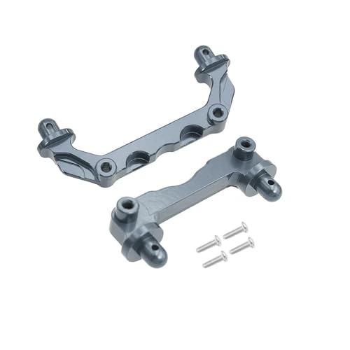 SONHWNGE 2 Stück Mjx Hy-p-er Go 14210 Metall vorne hinten Autoschale Säule Säulen Karosseriepfosten RC Auto Aluminiumlegierung Upgrade-Teile(Titanium) von SONHWNGE