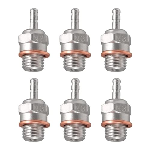 SONHWNGE 2 stücke 6 stücke N3 N4#3#4 Heißer Funken Glow Plug Ersetzen OS for HSP HPI Rot-Katze 1/8 1/10 RC Nitro Motoren Auto LKW Buggy(6pcs N3) von SONHWNGE