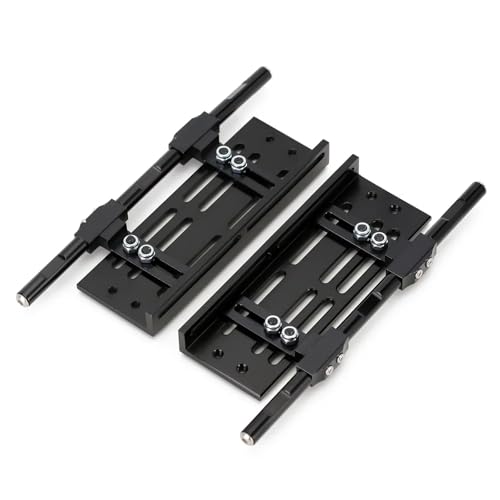 SONHWNGE 2Pcs Metall Rock Sliders Einstellbare Pedal Seite Schritt Bord for 1/10 RC Crawler for Axial SCX10 Upgrade Teile von SONHWNGE