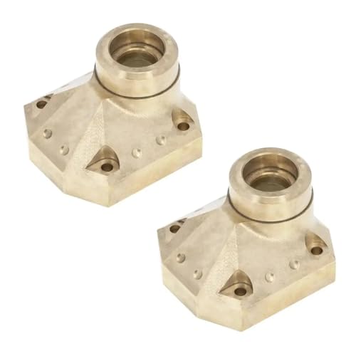 SONHWNGE 58g CNC Messing Vorne Hinterachse Differential Abdeckung Diff Abdeckung for Axial for Capra UTB 1/10 RC Crawler Auto Upgrade Teile Zubehör(2pcs) von SONHWNGE