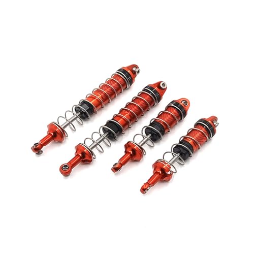 SONHWNGE Geeignet for WLtoys 12428 12423 12429 12427 Feiyue RC Autozubehör Upgrade Hydraulische Stoßdämpfer(Rood) von SONHWNGE