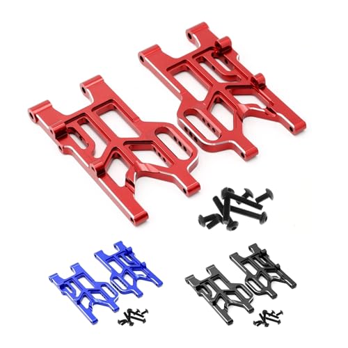 SONHWNGE Metall Hinten Suspension Arm Schaukel Arm for Arrma 1/8 Mojave 4S 4X4 BLX for RC Auto Upgrade Teile(Rood) von SONHWNGE