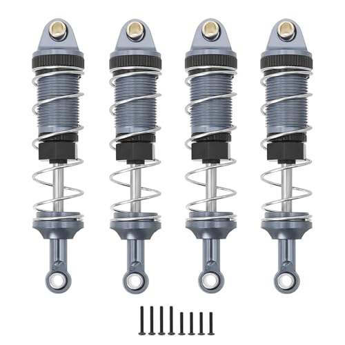 SONHWNGE Metall-Öl-Stoßdämpfer-Dämpfer for MN128 MN86K MN86KS MN128 MN86 MN86S MN G500 1/12 MJX 16208 16209 16210 RC-Auto-Upgrade-Teile(Titanium) von SONHWNGE