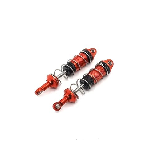 SONHWNGE Metall Upgrade Geändert Hydraulische Stoßdämpfer Vorne for WLtoys 1/12 12427 12428-AB 12429 12423 FY01 FY02 FY03 RC Auto Teile(Rood) von SONHWNGE