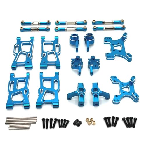 SONHWNGE Metall-Upgrade-Kit for WLtoys 1/12 124008 124016-17-18-19 1/14 144001-02-10 for Corolla RC Autoteile(Sky Blue) von SONHWNGE