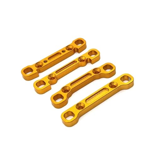 SONHWNGE Metall-Upgrade-Schwingenverstärkungsblech for 1/10 104001 104002 104072 RC-Autoteile(Yellow) von SONHWNGE