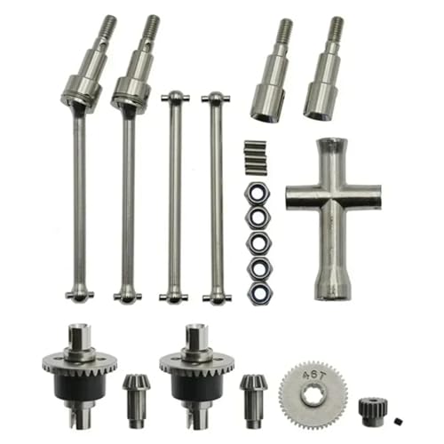 SONHWNGE Metalldifferential und Antriebswellensatz for SCY 16101 16102 16103 16201 Pro 1/16 Bürstenlose RC-Auto-Upgrades Teile SONHWNGE Metalldifferential und Antriebswellensatz for SCY 16101 16102 16103 16201 Pro 1/16 Bürstenlose RC-Auto-Upgrades Teile von SONHWNGE