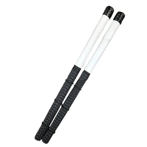 SONHWNGE Nylon-Trommelbürste, Cajon-Trommelbürsten, Sticks, Teile, Percussion, professionelle Rod-Sticks, Zubehör, schwarz/weiß, Trommelbürste(Carburetor) von SONHWNGE