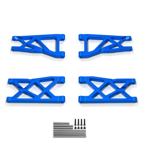 SONHWNGE Universal Vorne/Hinten Suspension Arme Kit 1/10 for ARR-ma for Granit 4 * 4/Für Senton for Typhon AR330443 AR330516 RC Auto Aluminium Teil(Blauw) von SONHWNGE