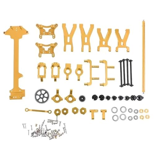 SONHWNGE Upgrade-Metallteilesatz for Wltoys A959 A979 A959B A979B 1/18 Rc-Autoteile(Gold) von SONHWNGE