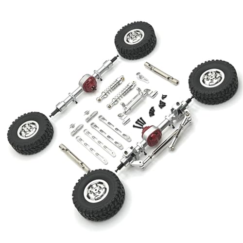 SONHWNGE Verwendet for MN Modell 1/12 MN82 LC79 MN78 RC Auto Teile Metall Upgrade Und Modifikation Vulnerable Kit(Silver) von SONHWNGE