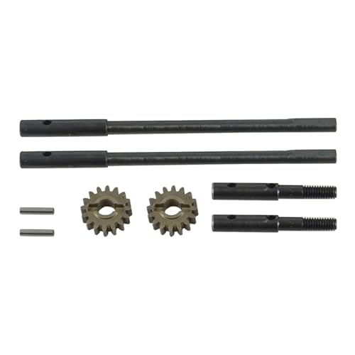 SONHWNGE for Axial Scx10 Ii 2 Upgrades Teile Metallische Vorder-Hinterachse CVD Antriebswelle Portal Achsen for 1/10 SCX10 I RC Auto Zubehör(Rear Shaft) von SONHWNGE