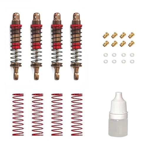 SONHWNGE for LDRC LD18499 LD18401 4 stücke Metall Öl Stoßdämpfer Dämpfer RC Auto Upgrade Teile Zubehör SONHWNGE for LDRC LD18499 LD18401 4 stücke Metall Öl Stoßdämpfer Dämpfer RC Auto Upgrade Teile Zubehör von SONHWNGE