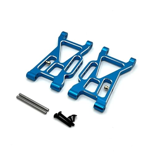 SONHWNGE for MJX 10208 Metall Front Lower Suspension Arm Swing Arm 1/10 RC Auto Upgrade Teile Zubehör(Blauw) von SONHWNGE