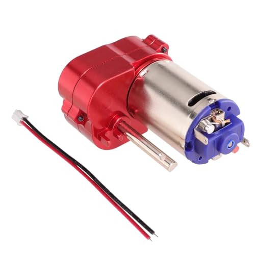 SONHWNGE for MN 1/12 RC Auto MN168 MN78 MN82 MN99sv2 1/12 RC Auto Verbesserte Ganzmetallgetriebe Hochgeschwindigkeitsmotorteile und Zubehör(Rood) von SONHWNGE