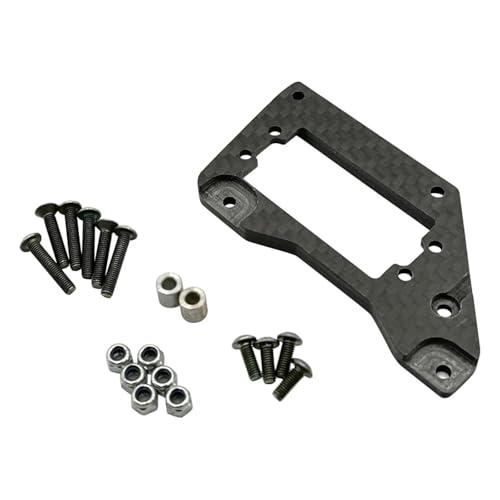 SONHWNGE for SCX10 PRO Upgrade Teile Carbon Vorderachse Servo Halterung Montage Stehen for 1/10 RC Axial Fernbedienung Auto Zubehör von SONHWNGE