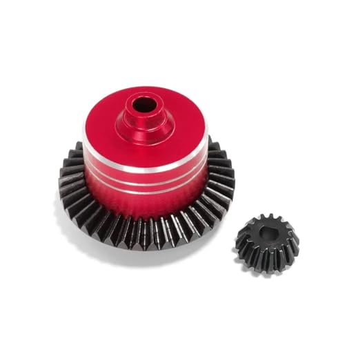 SONHWNGE for TAM-IYA XV02 TT02 TT02B 1/10 RC Auto Upgrade Teile Differential Zähne + Shell Gear Kit RC Auto Zubehör(Rood) von SONHWNGE