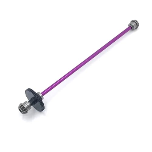 SONHWNGE for Wltoys 124007 124016 124017 124018 124019 Zentrum Antriebswelle Montage Reduktion Getriebe 27T Motor Getriebe 1/12 RC Auto Upgrade Teile(Purple A) von SONHWNGE