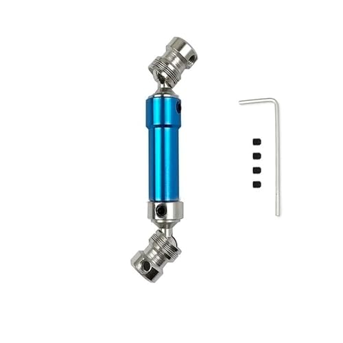 SONHWNGE for Wltoys 12427 12423 12428 12429 Metall Hintere Antriebswelle 80mm-100mm 1/12 RC Auto Upgrade Teile zubehör(Light Blue) von SONHWNGE