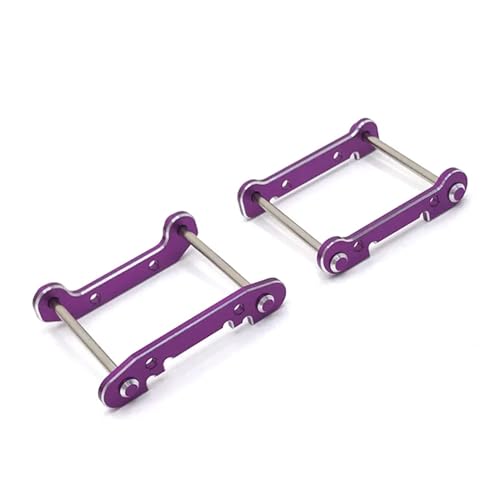 SONHWNGE for Wltoys 144001 144002 144010 124007 124016 124017 124018 124019 Metall Vorder- und Hinterarmhalterung Code RC Auto Upgrade Teile(Purple Pro) von SONHWNGE