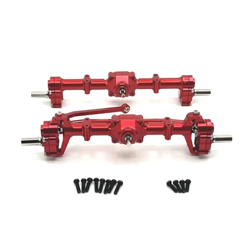 Verbesserte Türbrücken aus Metall vorne und hinten, geeignet for MN-Modell MN82 LC79 MN78 D90 D91 D96 99S RC-Auto(Rood) von SONHWNGE