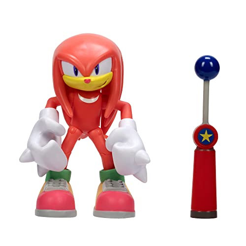 JAKKS PACIFIC 40904 - SONIC THE HEDGEHOG KNUCKLES PERSONAGGIO CON CHECKPOINT von SONIC THE HEDGEHOG