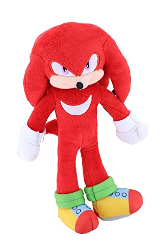 Jakks Pacific Sonic 2 Movie- 9" Basic Plush Knuckles von SONIC THE HEDGEHOG