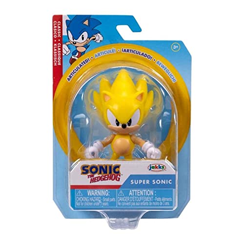 SONIC THE HEDGEHOG 6 cm bewegliche Figur Super Sonic von SONIC THE HEDGEHOG