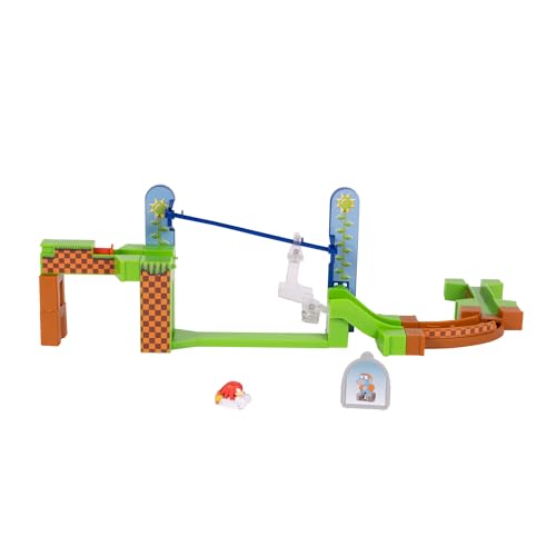 Sonic The Hedgehog Go Go Racers Spielset Knuckles Adventure Fun Track und High Speed Launcher von SONIC THE HEDGEHOG