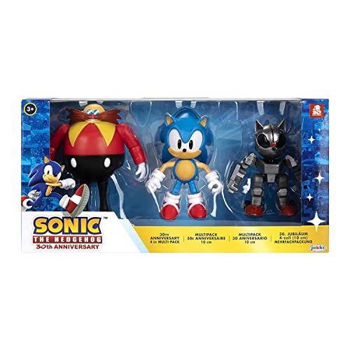 Sonic the Hedgehog Actionfigur zum 30. Jahrestag von Sonic Dr. Eggman & Mecha Sonic von SONIC THE HEDGEHOG