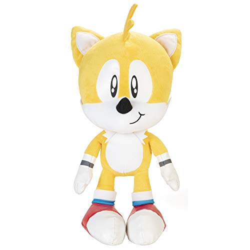 Sonic The Hedgehog - Jakks Jumbo Plüsch Tails Figur, 50 cm, Kuscheltier, großes Plüschtier, 404794 von SONIC THE HEDGEHOG