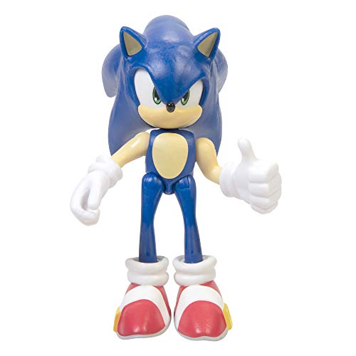 SONIC The Hedgehog - Jakks Modern Sonic bewegliche Action Spielfigur 6 cm, Wave 2, Minipuppen, 403774 von SONIC THE HEDGEHOG