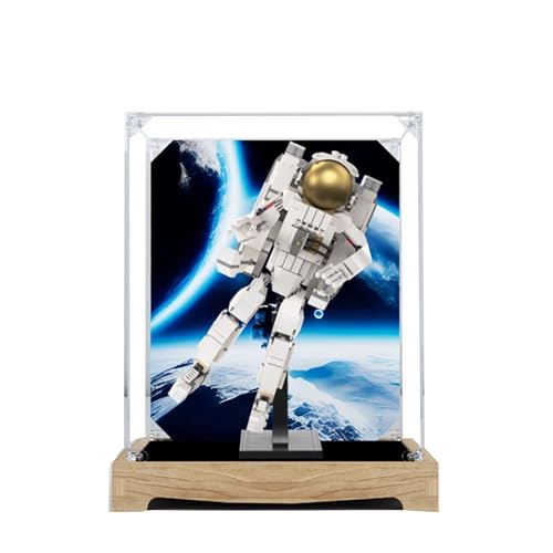 Acryl-Vitrine für Lego 31152 Astronaut, staubdichte Box, Aufbewahrungsbox, transparente Box, Displaybox kompatibel mit Lego 31152 (nur Hülle, kein Modell (Option 2) von SONNIES