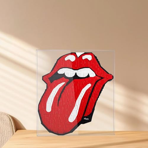 Acryl-Vitrine für Lego 31206 The Rolling Stones, staubdichte Box, Aufbewahrungsbox, transparente Box, Displaybox, kompatibel mit Lego 31206 (nur Hülle, kein Modell von SONNIES