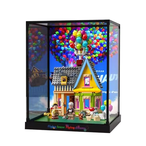 Acryl-Vitrine für Lego 43217, staubdichte Box, Aufbewahrungsbox, transparente Box, Displaybox kompatibel mit Lego 43217 (nur Hülle, kein Modell) von SONNIES