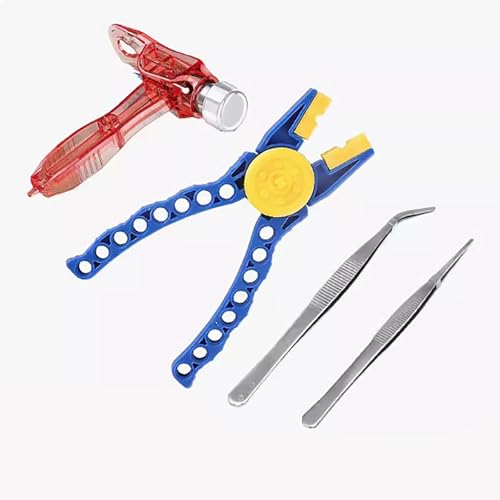 Bausteine Werkzeug Kit, Ziegeltrennwerkzeuge Kompatibel mit Lego, Ziegeltrenner, Mehrzweckhammer, Fingergriffe, Blockzange (Option 2) von SONNIES