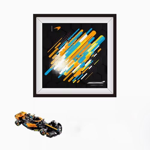 Display-Wandtafel für Lego Speed Champions F1 76919 Modell, dekorative Display-Panels für Lego-Wand-Displays, Display-Organizer, Fotorahmen (nur Display-Wandplatte) von SONNIES