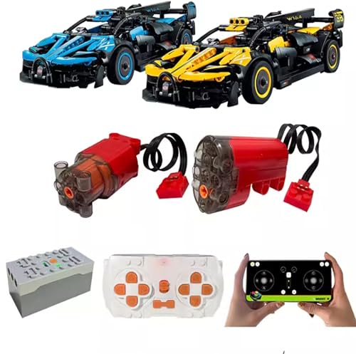 Fernbedienungs- und Motor-Upgrade-Kit für Lego 42151/42162 Rennsport, Powermotor, PDF-Anleitung, Geschenke für Erwachsene, kompatibel mit Lego 42151/42162 (Modell nicht im Lieferumfang enthalten) von SONNIES