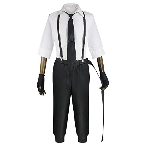 SOOYOOYOO Bungo Stray Dogs Cosplay Nakajima Atsushi Kostüm Anime Charaktere Performance Kleidung Halloween Ankleide Outfits für Unisex von SOOYOOYOO