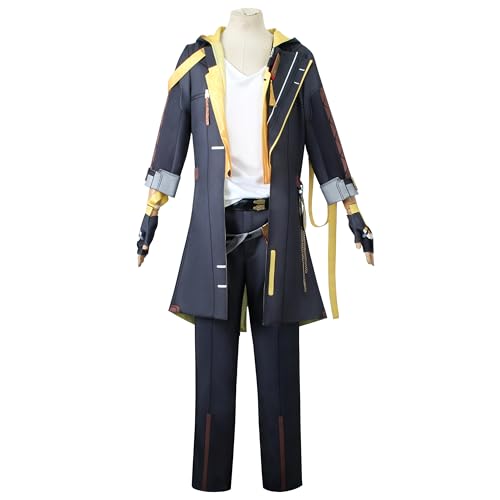 SOOYOOYOO Honkai Star Rail Cosplay Caelus Costume Anime Charaktere Halloween Outfits Komplettes Set für Unisex von SOOYOOYOO