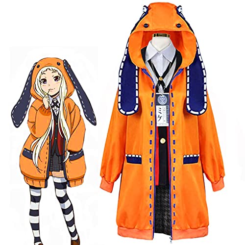 SOOYOOYOO Kakegurui Cosplay Yomoduki Runa Kostüm Halloween Anzug Full Set Fun-Bekleidung Kleid für Unisex von SOOYOOYOO