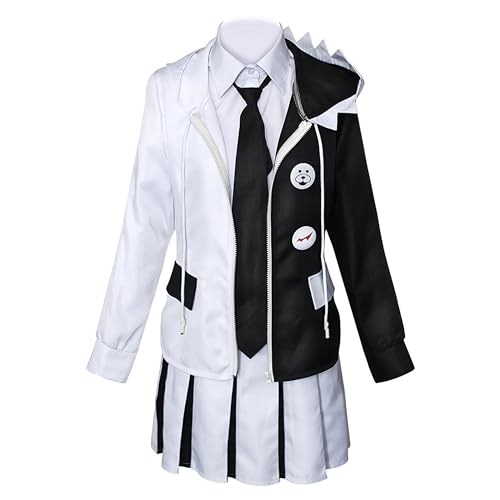 SOOYOOYOO Monokuma Cosplay Costume Game Characters Halloween Outfits Full Set for Weiblich von SOOYOOYOO