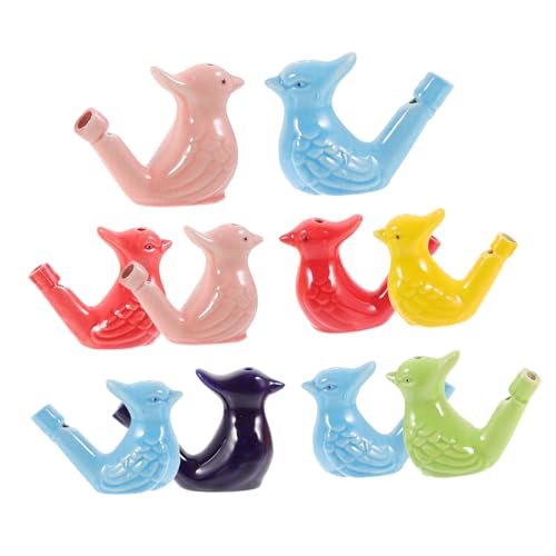 SOPOTUTU 10 Stück Teiliges Bunte Keramik wasservogelpfeifen Sichere Kinderspielzeug pfeifen in Niedlicher Vogel Form Praktische Musikinstrumente für Party Schule und Reisen SOPOTUTU 10 Stück Teiliges Bunte Keramik wasservogelpfeifen Sichere Kinderspielzeug pfeifen in Niedlicher Vogel Form Praktische Musikinstrumente für Party Schule und Reisen von SOPOTUTU